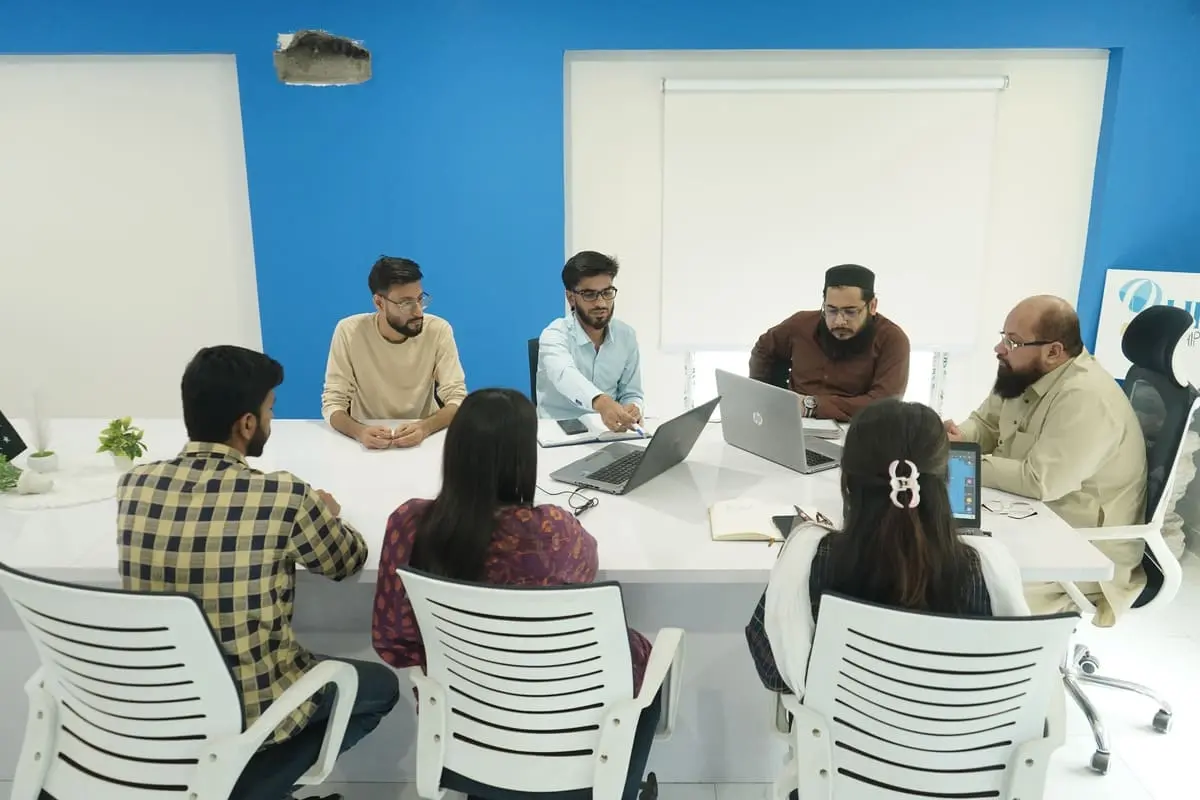 Employee lounge area