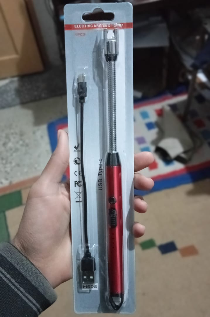 Stainless Steel Electric Rechargeable Arc Lighter