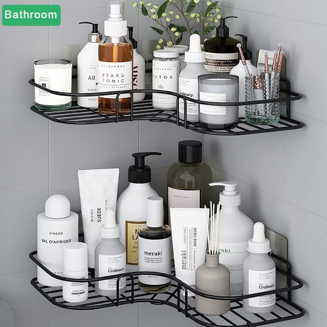 bathroom rack